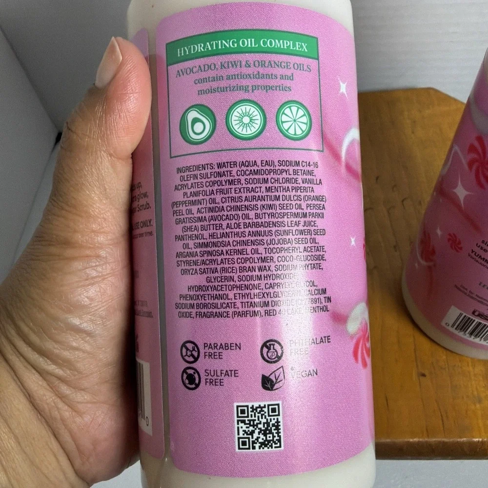 Tree Hut Merry Mint Foaming‎ Gel Wash, 18 fl oz, Lot of 2